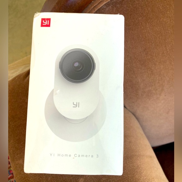 YI home security camera NWT in box covered in plastic. Never opened. - Picture 1 of 3